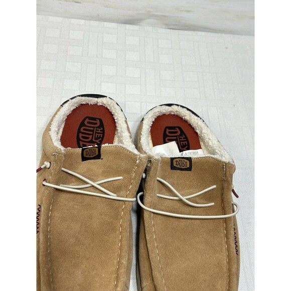 NEAR NU! Hey Dude Wally Warmth Men\'s Size 13 Slip-On Shoes 41869-205 Brown Shoes main image 4